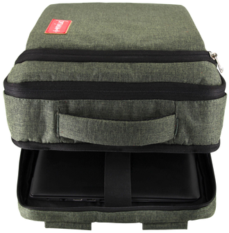 Рюкзак сумка для ноутбука диагональю до 17 дюймов Optimum 17" RL, хаки