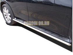 Защита штатного порога	 d42 для Infiniti QX56