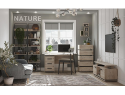 Композиция гостиной NATURE (НАТУРА) Гаскон Пайн-Черный