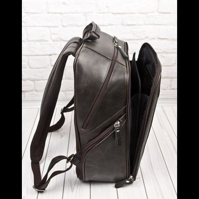 Кожаный рюкзак Cossira brown (арт. 3048-04)