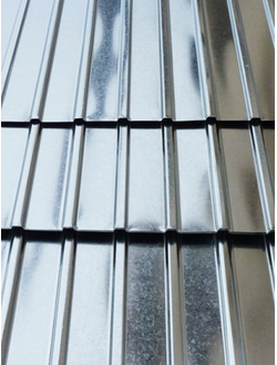 Профнастил С 10, Оцинкованный:1,15*2м