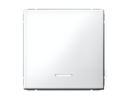 Systeme Electric ArtGallery Белый Выключатель 1-клавишный с подсветкой, механизм GAL000113