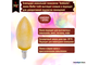 Muller Licht Kerze Ambiente Gold/White 7w 827 E14