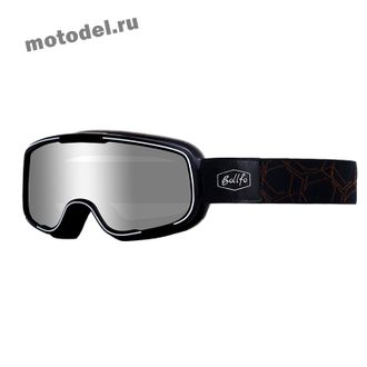 Мотоочки BLF 939, очки для мотоцикла, хром линза