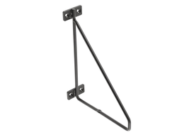 Полкодержатель BAR, 200x160 мм, черный матовый PP-BAR-20M GTV *