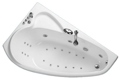 Акриловая ванна Triton Пеарл-шелл Правая,160х104x60.5 см