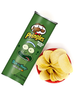 Pringles Pickle Rick Special Edition 158g (14 шт)