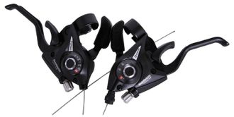 Комборучки Shimano EF51, Tourney, 3x7 ск., тр.+опл., черн., ESTEF51P7AL