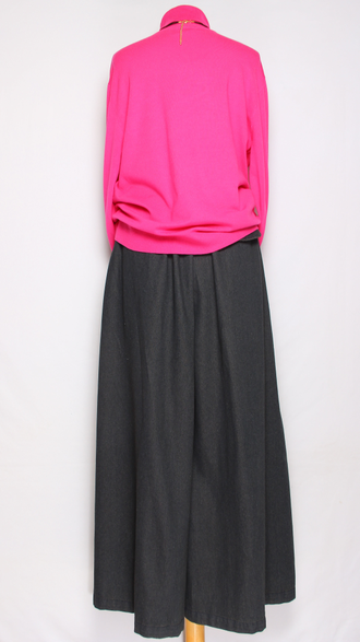 Свитер "ГЛАДКИЙ С ДЛИННЫМ РУКАВОМ " 7807 фуксия, чайная роза, бордо, розовый   р.52-56