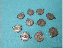 Монеты бронза, размер 18 мм, 10 штук