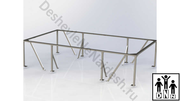 защита Рама на стойках 5х3 для батута