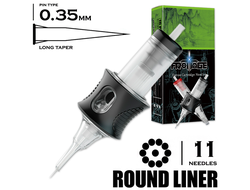 11 RLLT/0.35 - Round Liner Long Taper "DragoArt Frottage"