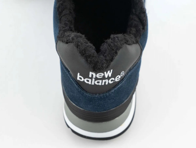 New Balance 574 Dark Blue Big Size С Мехом