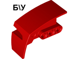 ! Б/У - Technic, Panel Car Mudguard Right, Red (61070 / 6074880) - Б/У