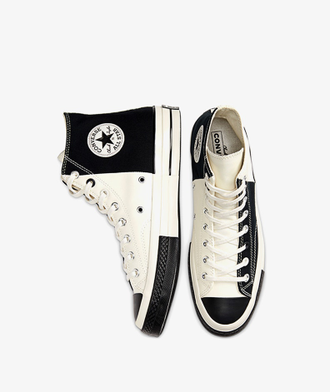 Mens black white converse store