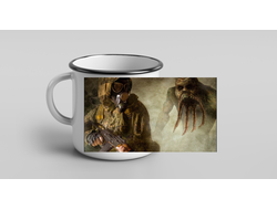 Кружка металлическая эмалированная Stalker/ Сталкер №1