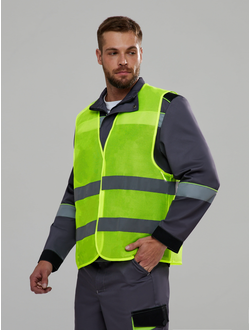 Жилет ProfLine Base сигнальный (тк.Полиэфир,60), цвета в ассортименте