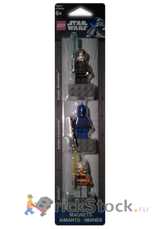 # 853037 Набор Магнитных Минифигурок «Звёздные Войны» ― Энакин Скайуокер, Сенатский Десантник, Асока / “Star Wars” Minifigure Magnet Set (Anakin Skywalker, Senate Commando, Ahsoka)