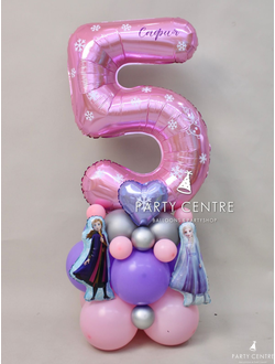 Стойка с цифрой Холодное сердце