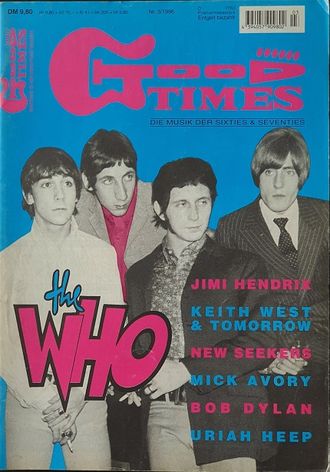 Good Times Magazine March 1997 The Who Cover Иностранные музыкальные журналы, Intpressshop