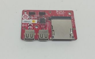 Плата USB разъемов + Card reader для моноблока MSI MS-6657 (комиссионный товар)