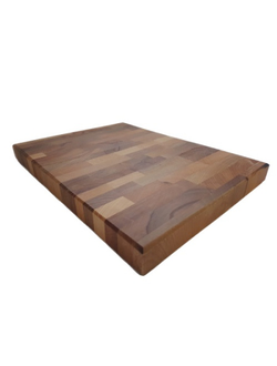 Доска разделочная бук торцевая 300*300*35-45 мм.