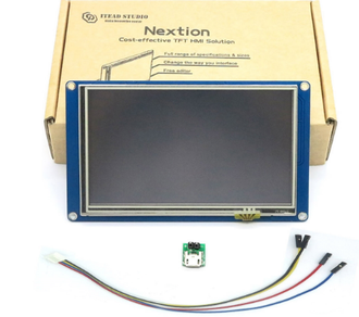 Цветной сенсорный TFT-экран Nextion 800?480 / 5,0” Enhanced для Arduino