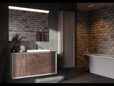 ШКАФ НИЖНИЙ ФРЕЙМ 1100-570-6 СТОЛЕШНИЦА НАТУРАЛЬНЫЙ МРАМОР BIANCO CARRARA
