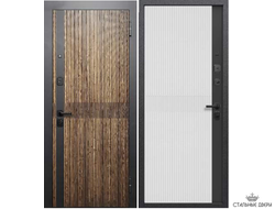 Вуд Вертикаль сатин белый