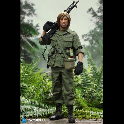 Американский пулеметчик во Вьетнаме (Чак Норрис, &quot;Без вести пропавшие&quot;) - Коллекционная ФИГУРА 1/6 Vietnam War U.S. Army – Colonel James (V80184) - DID