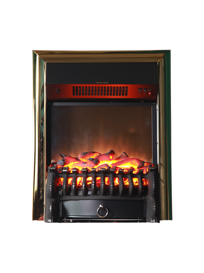 Электрокамин FOBOS GLS Brass