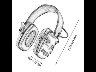 Наушники Активные для стрельбы Howard Leight Impact Sport