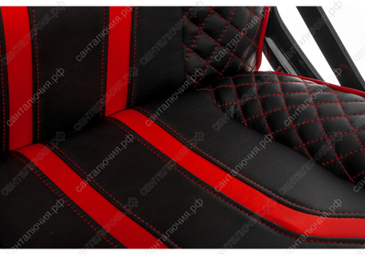 Кресло Lazer черное / красное