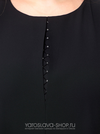 Эффектное шифоновое женское платье А–силуэта