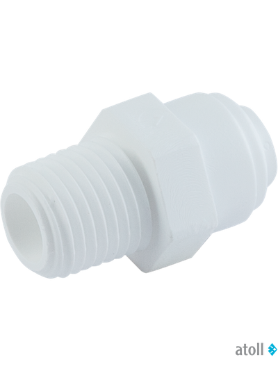 Переходник прямой atoll MC0404 1/4ц x1/4рн (Male Connector) (Z-Q-1044)