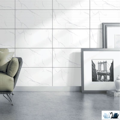 Плитка настенная Eurotile Hindi Luster 30x60 см матовая под мрамор с люстром