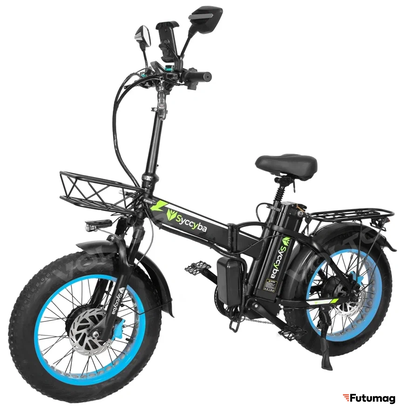 Электровелосипед SYCCYBA H1 (F10) DUAL 20AH синий