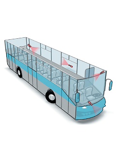 Видеонаблюдение  для транспорта