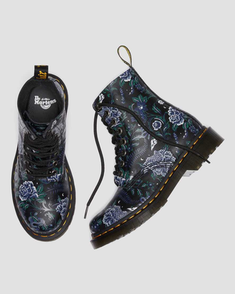 Ботинки Dr. Martens 1460 Pascal Mystic Floral Black Backhand