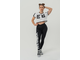 Футболка OVERSIZED CROP TOP GAME ON 610 Белая