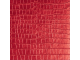 Ежедневник недатированный А5 (138х213 мм) BRAUBERG "Comodo", под матовую крокодиловую кожу, 160 л, крем. блок, зол. срез, красный, 123840