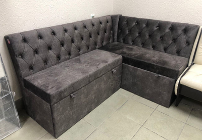 Скамья угловая Венеция кожзам (Бонмебель)