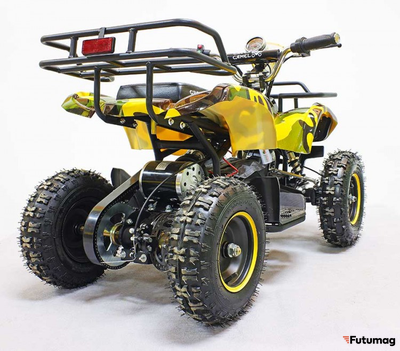 Квадроцикл GreenCamel Гоби K21 (30 Ah 36V 800W R6 Цепь) Армейский желтый