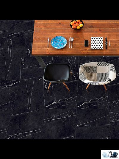 Керамогранит Staro Oasis Conical Black 60х60 см глянцевый