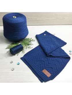 Шарф-палантин шеврон, логотипы, упаковка, оформление