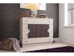 ЛДСП Комод НИКОЛЬ Ясень Шимо-Лиственница темная