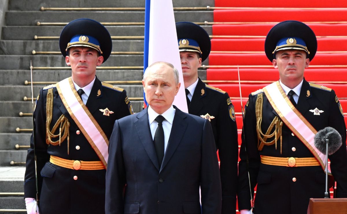 Выступление Владимира Путина на Соборной площади 27 июня. Фото: Сергей Гунеев, РИА "Новости"