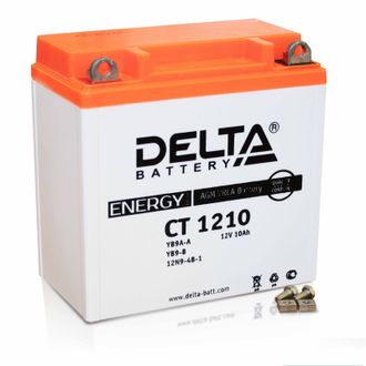 Аккумулятор Delta  CT 1210 (YB9A-A, YB9-B, 12N9-4B-1)