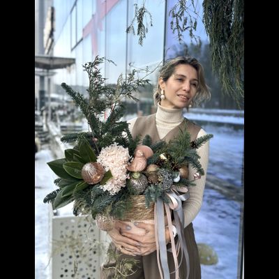 Новогодняя композиция № 1187