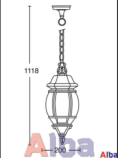 Садово парковый светильник America 405